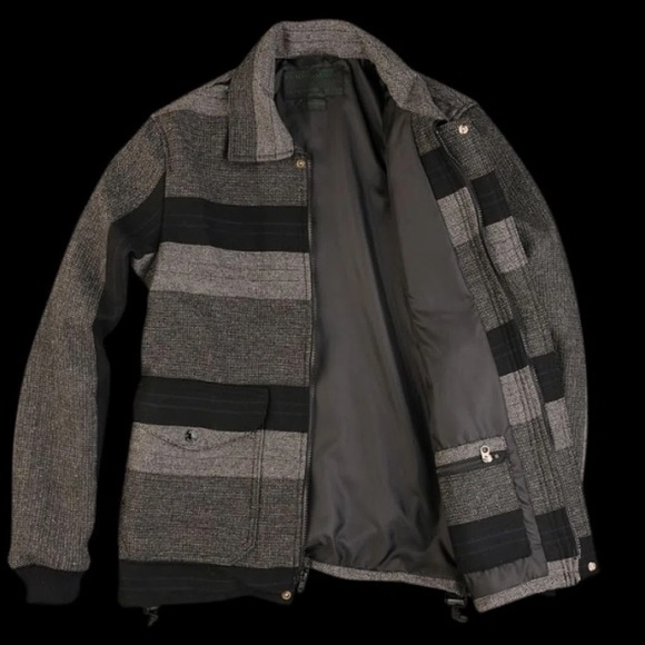 Filson Black Label Wool Striped Bomber - Picture 3 of 9